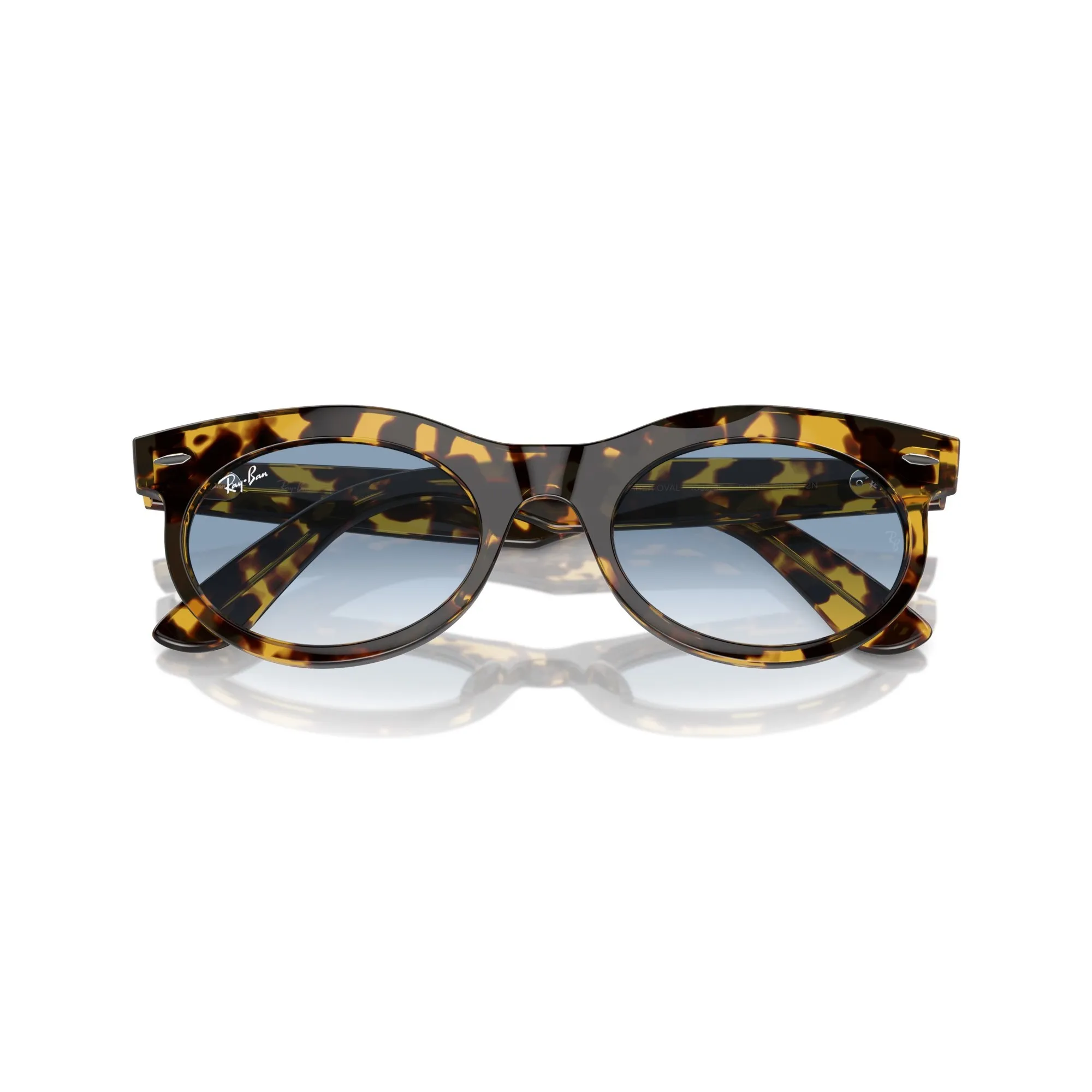   Ray-Ban RB 2242 Wayfarer Oval 13323F Yellow Havana | Occhiale Da Sole Unisex 