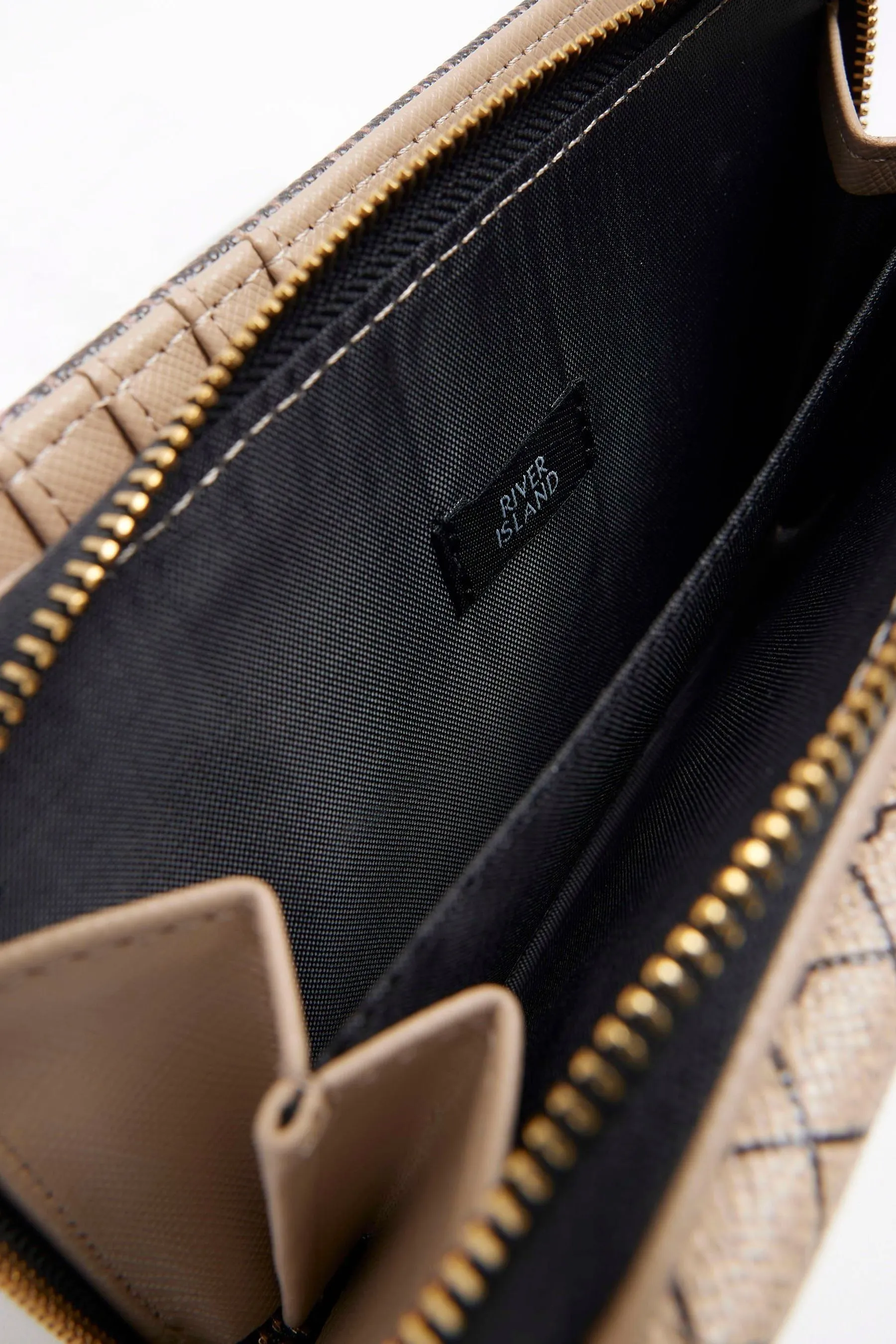 River Island - Borsellino a busta con monogramma