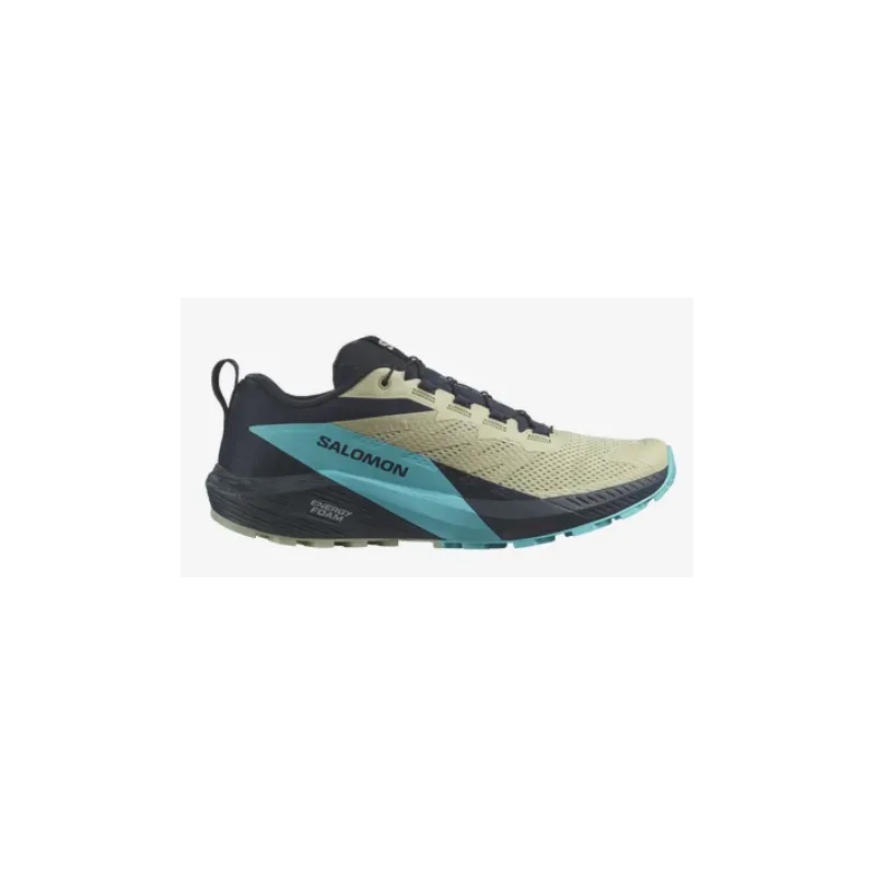 Salomon Sense Ride 5 Alfalfa/Carbon/Peacock Blue Uomo