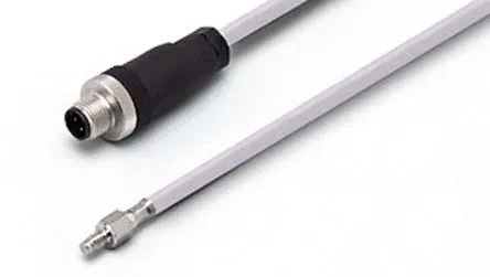 Sensore RTD PT100 ifm electronic, Ø M6, L. 6.5mm + 2m, +180°C max