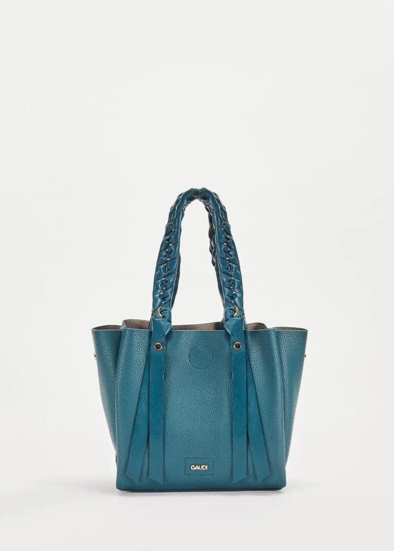 Shopping bag con intreccio