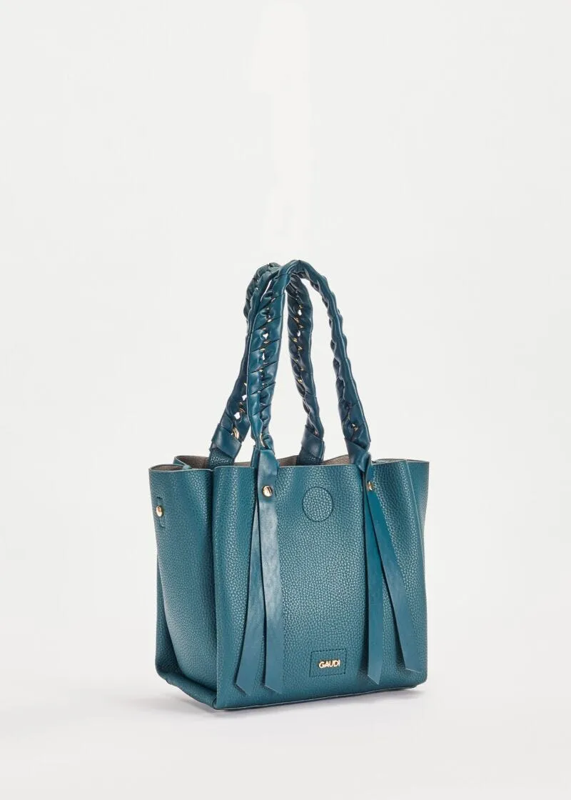 Shopping bag con intreccio