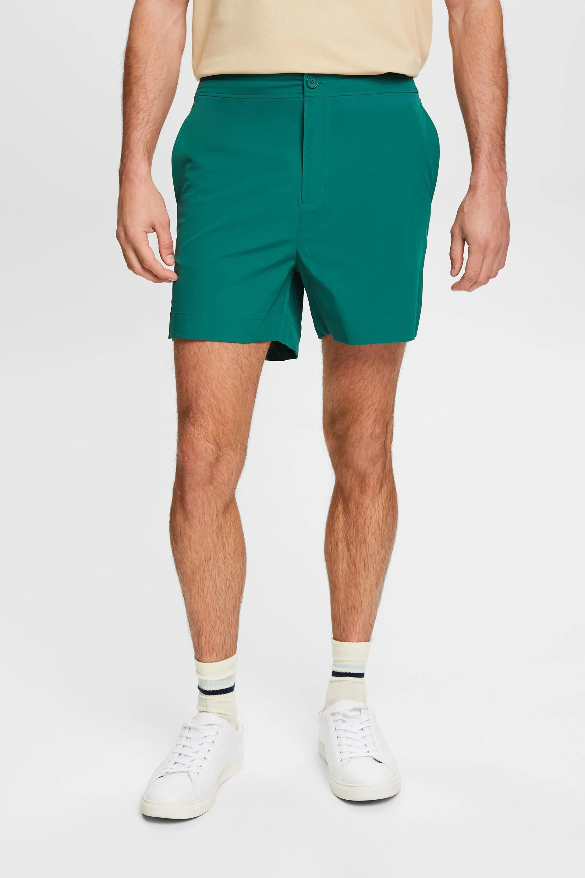 Shorts in popeline elasticizzato