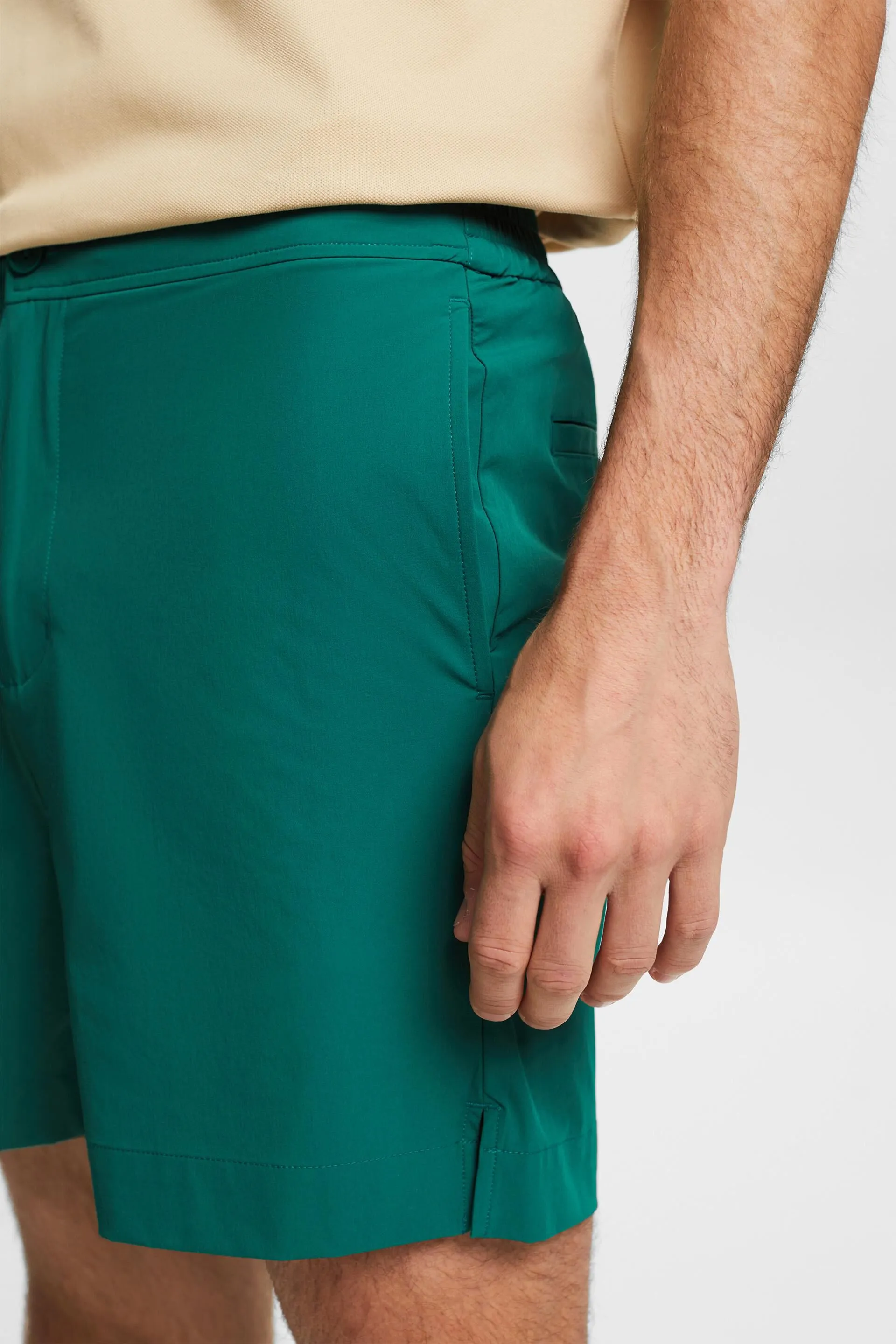Shorts in popeline elasticizzato