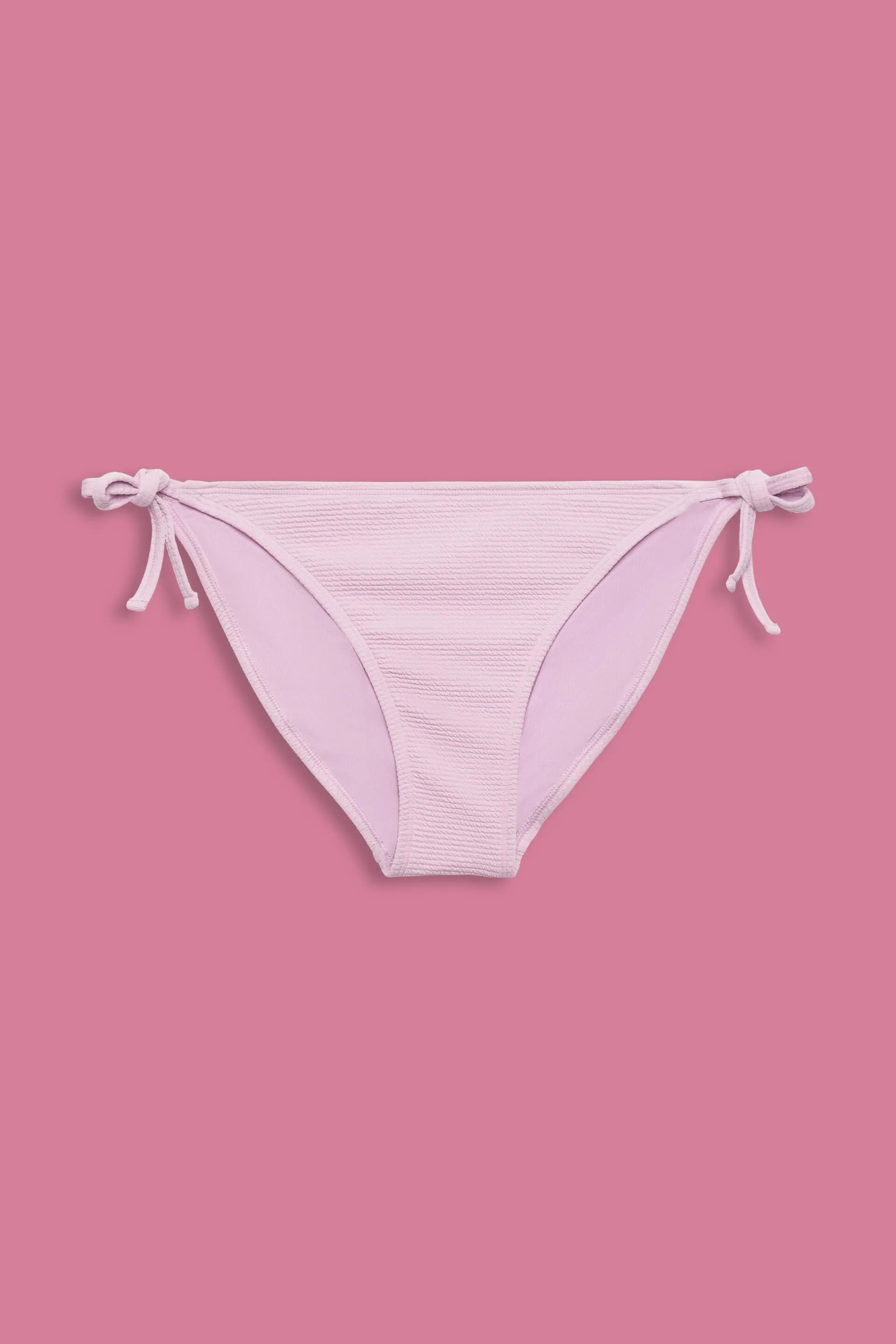 Slip da bikini strutturato con lacci laterali