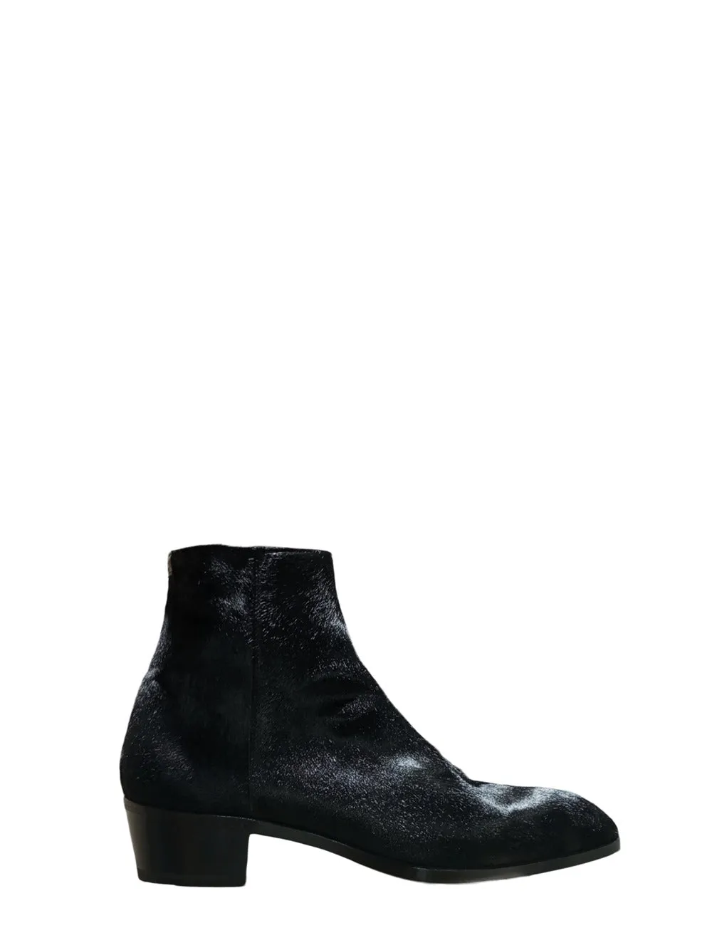 Stivale alla caviglia in pelle nera Lardini