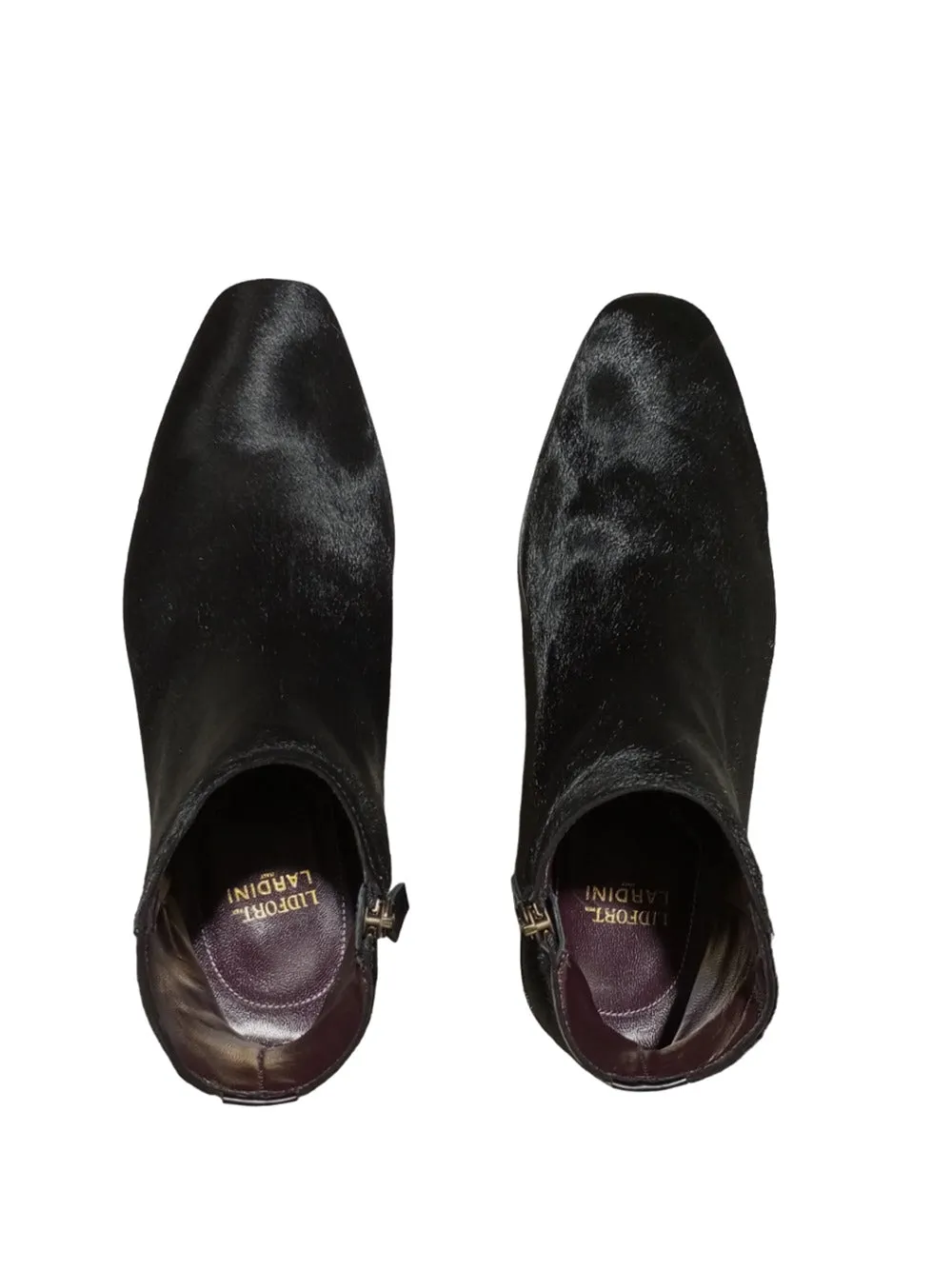 Stivale alla caviglia in pelle nera Lardini