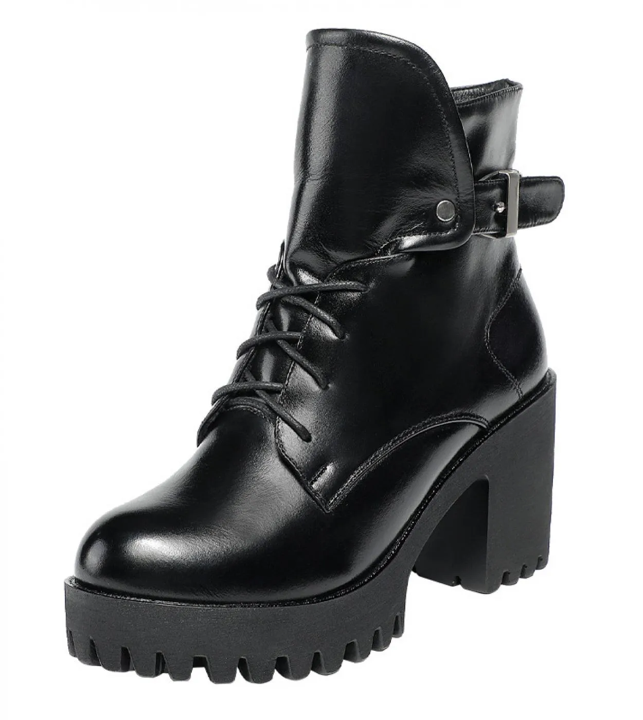 Stivaletti Scarpe da donna femminili Stivali invernali con plateau con tacco spesso Calzature da donna Comodi sport allaperto i