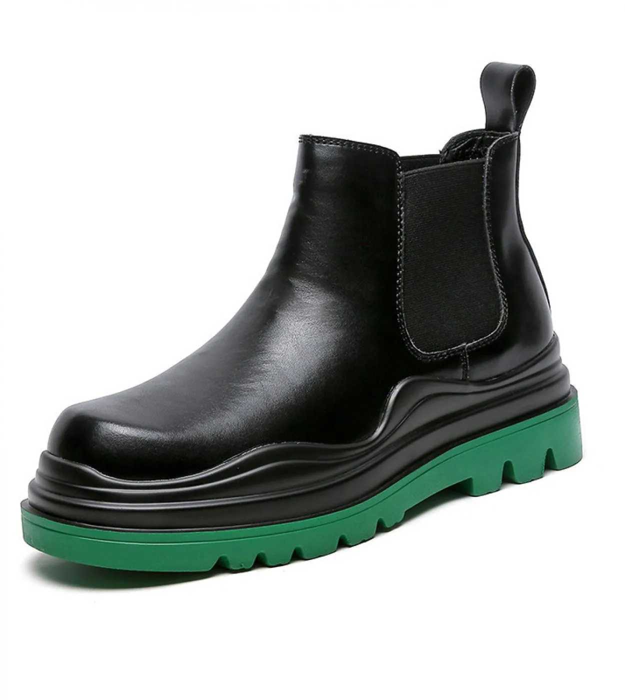 Stivaletto Chelsea da uomo alla moda Scarpe con plateau da uomo impermeabili Desinger Sneaker Stivaletto da uomo