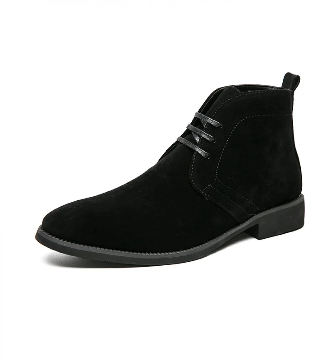 Stivali invernali da uomo nuovi Caldi peluche allinterno di stivali alti in pelle Scarpe casual Stivali con plateau Stivaletti