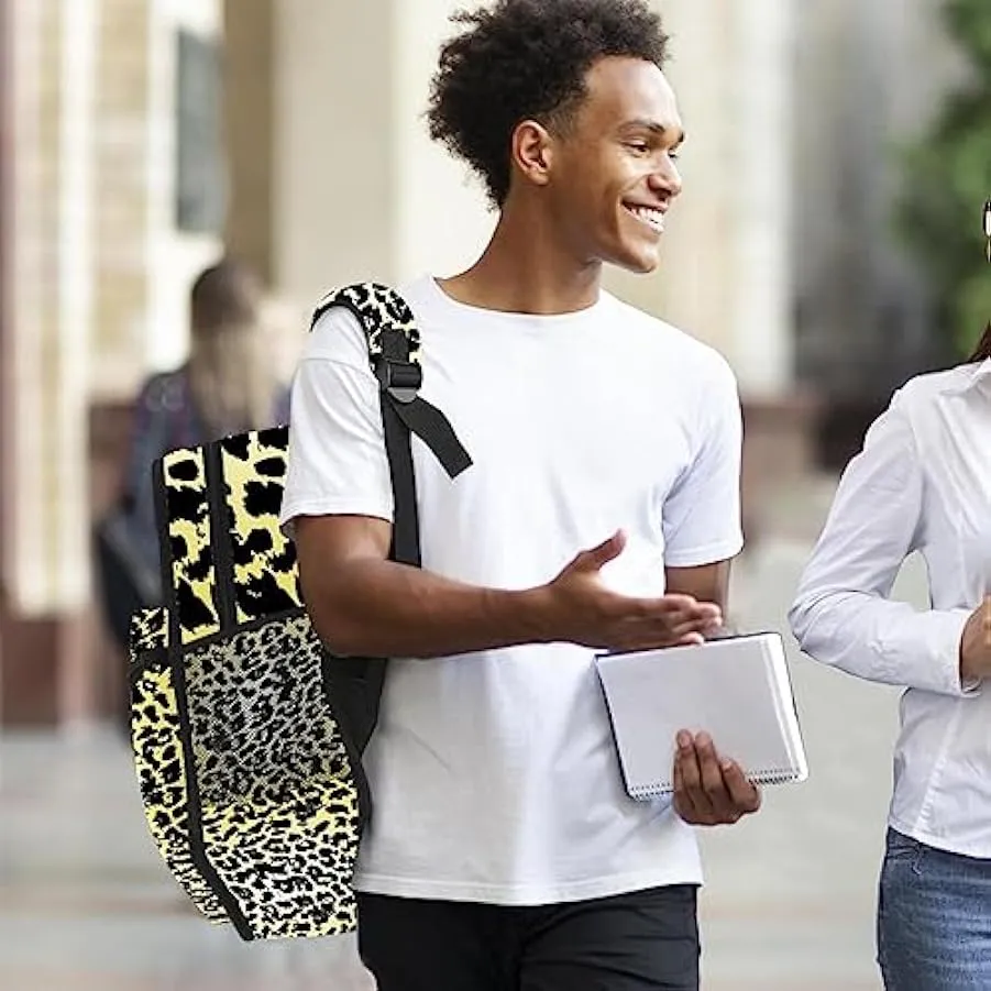 suojapuku Zaino casual per uomo e donna Zaino classico di base,leopardato,Zaino universitario piccolo zainetto 206340536