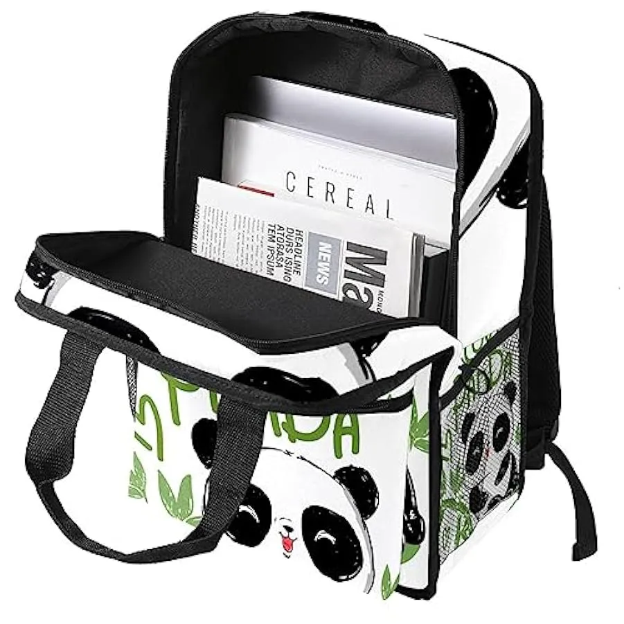 suojapuku Zaino casual per uomo e donna Zaino classico di base,pianta amore panda,Zaino universitario piccolo zainetto 175835271