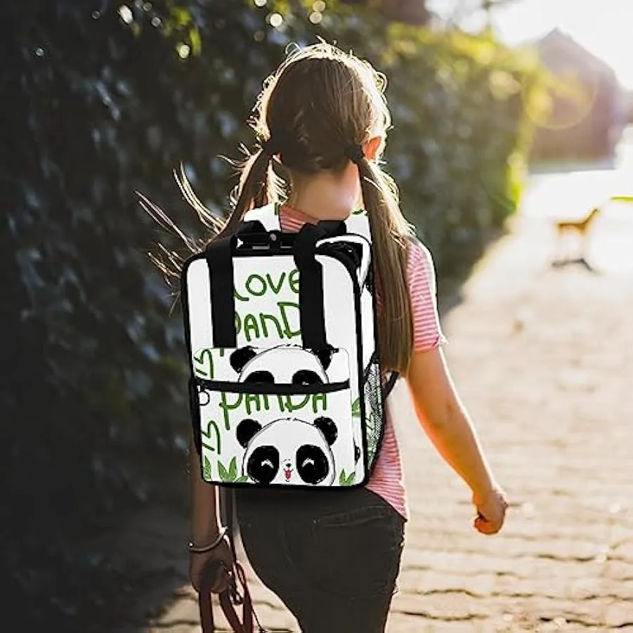 suojapuku Zaino casual per uomo e donna Zaino classico di base,pianta amore panda,Zaino universitario piccolo zainetto 175835271