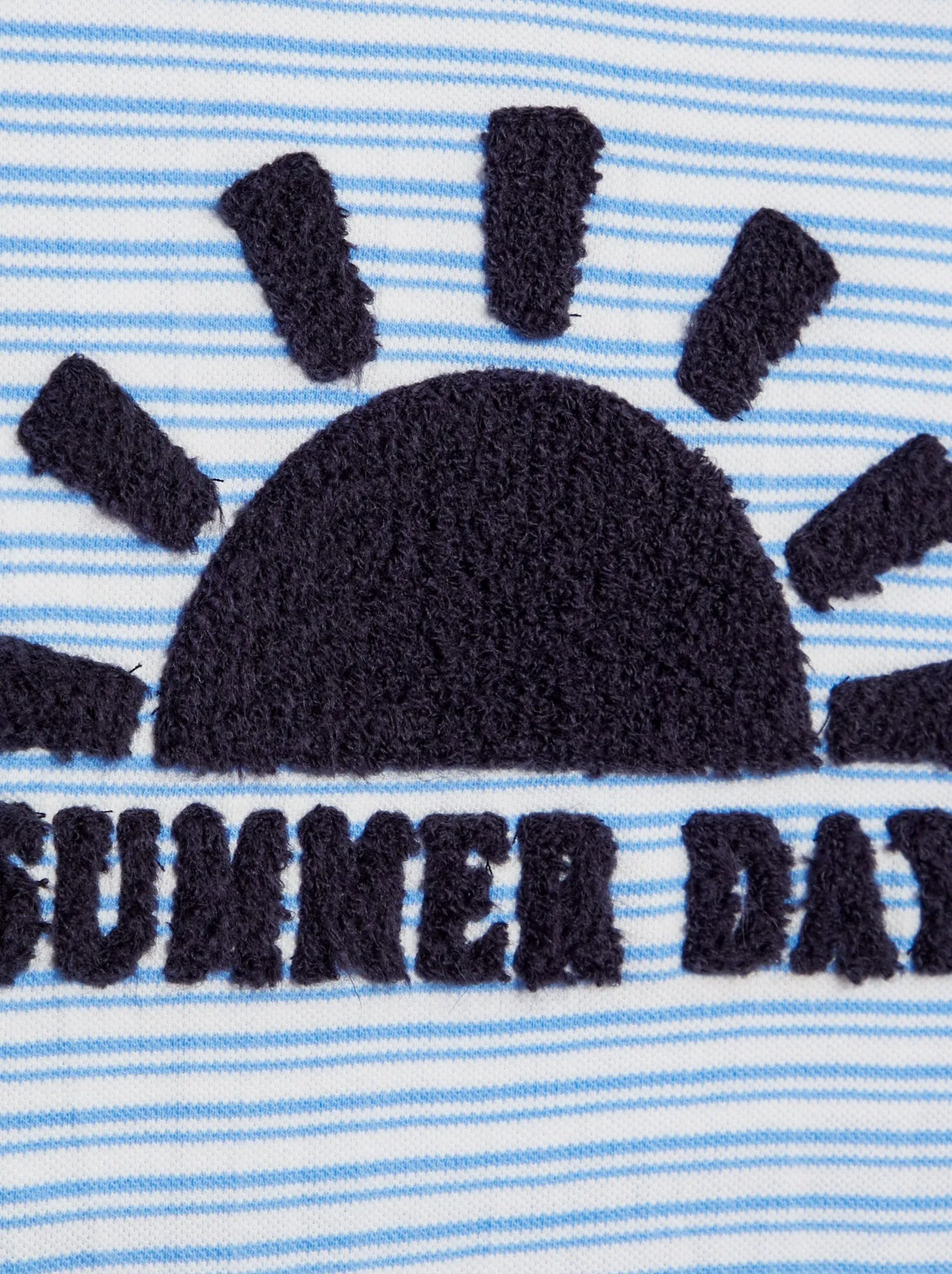 T-shirt in maglia piqué - BLU