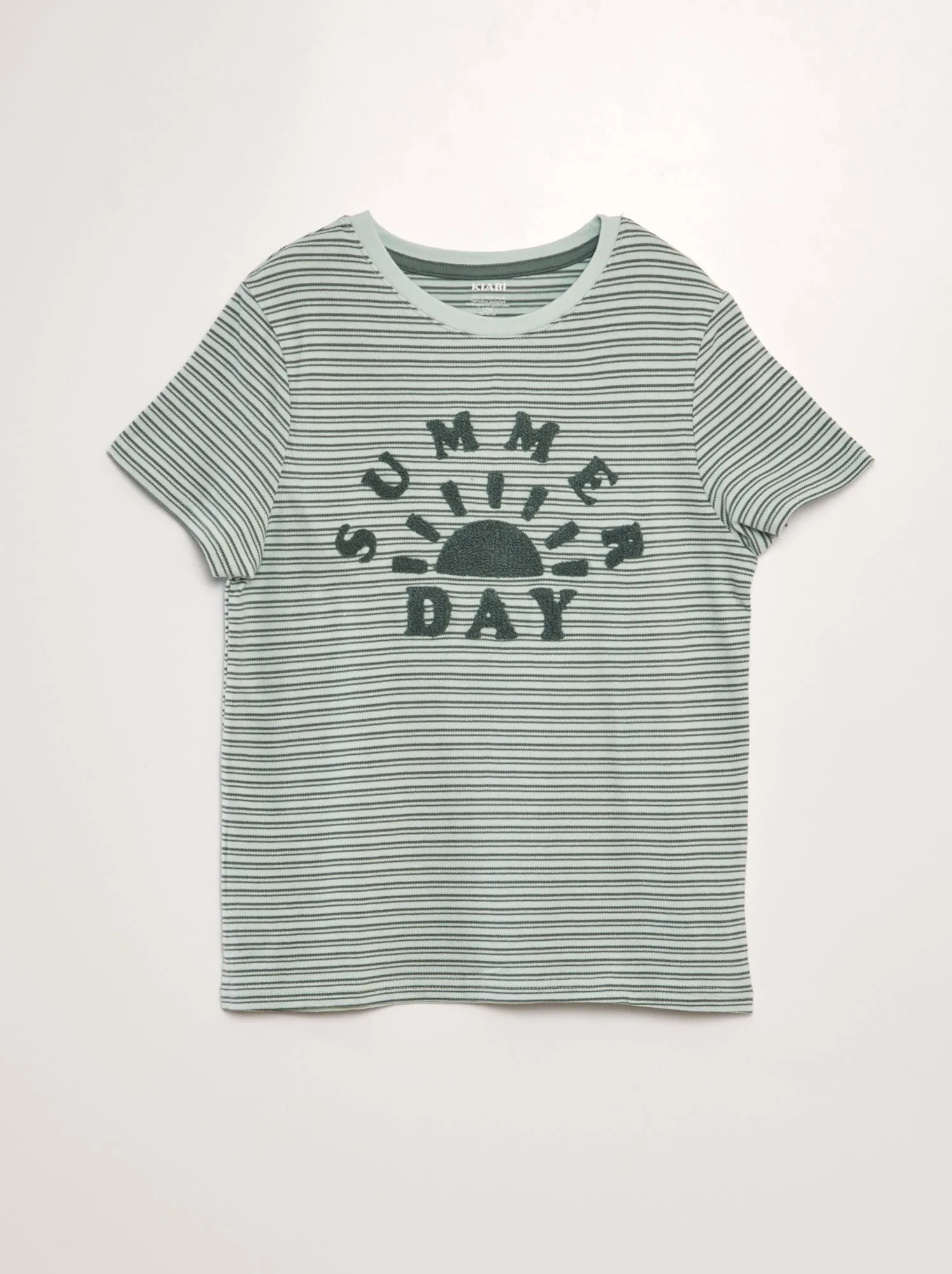 T-shirt in maglia piqué - VERDE