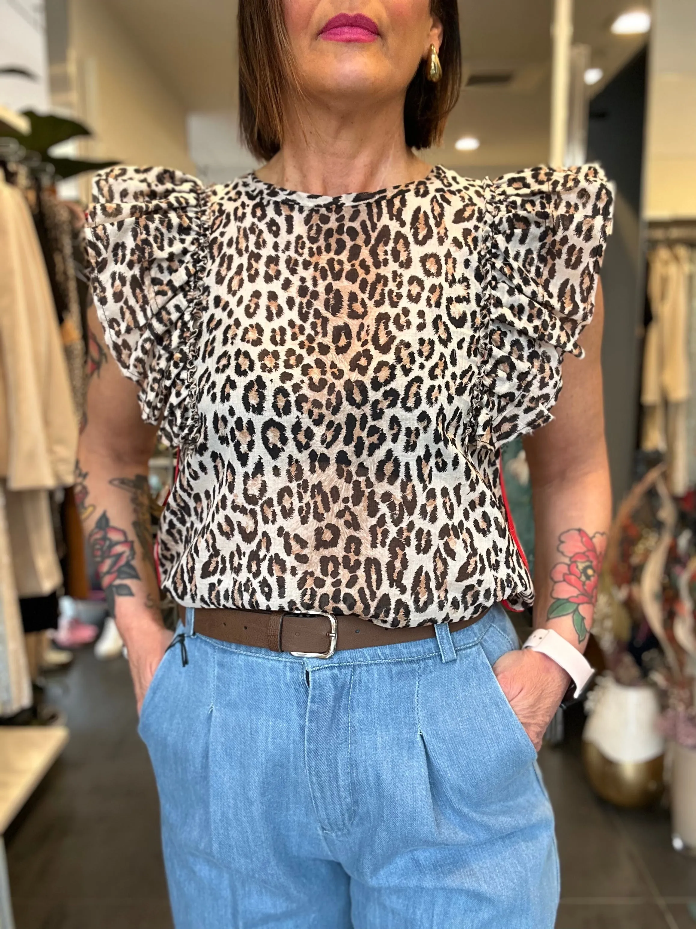Tensione In - Jeans Baggy lavaggio chiaro