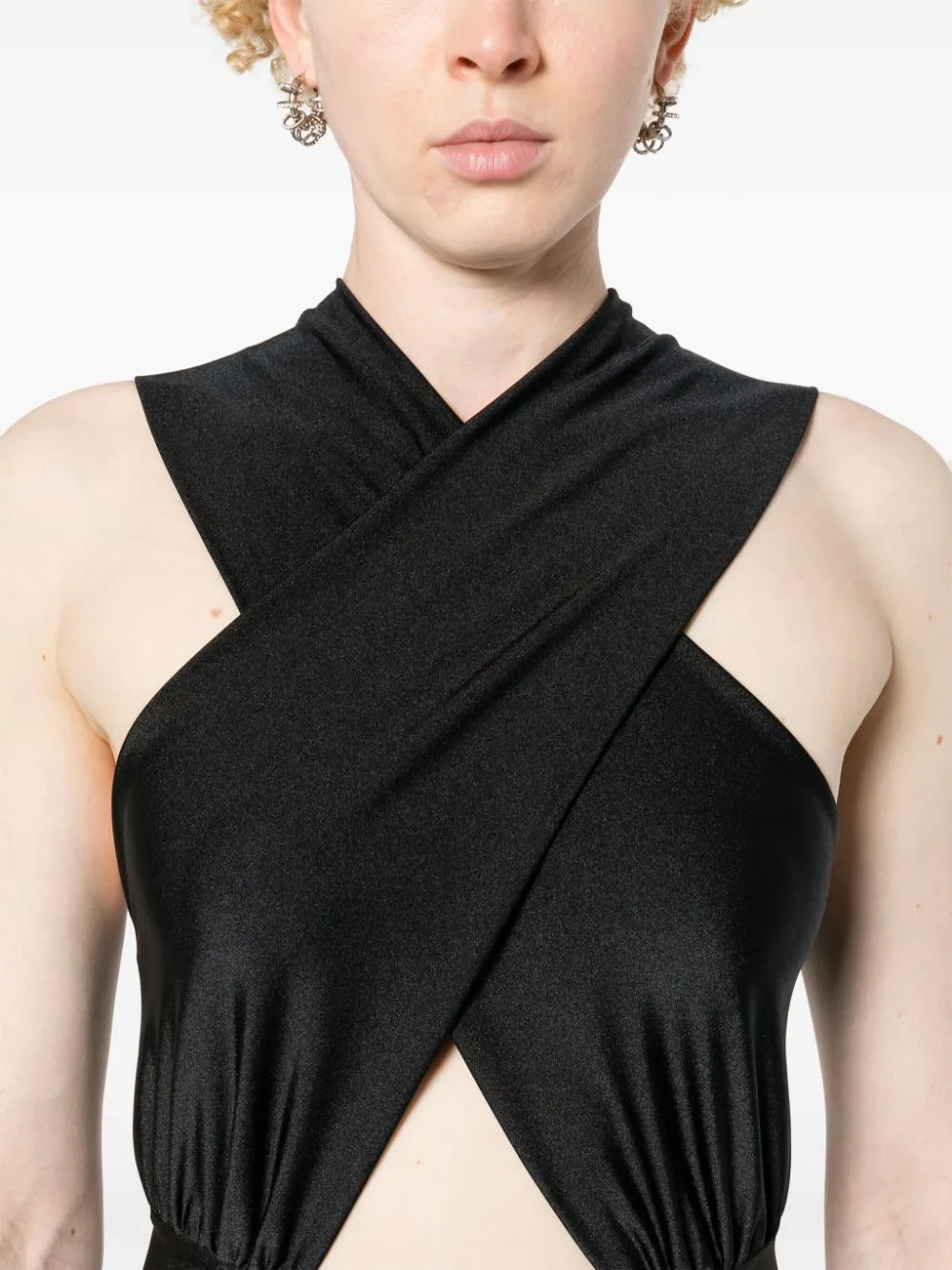 Tuta intera Hola in nero - donna
