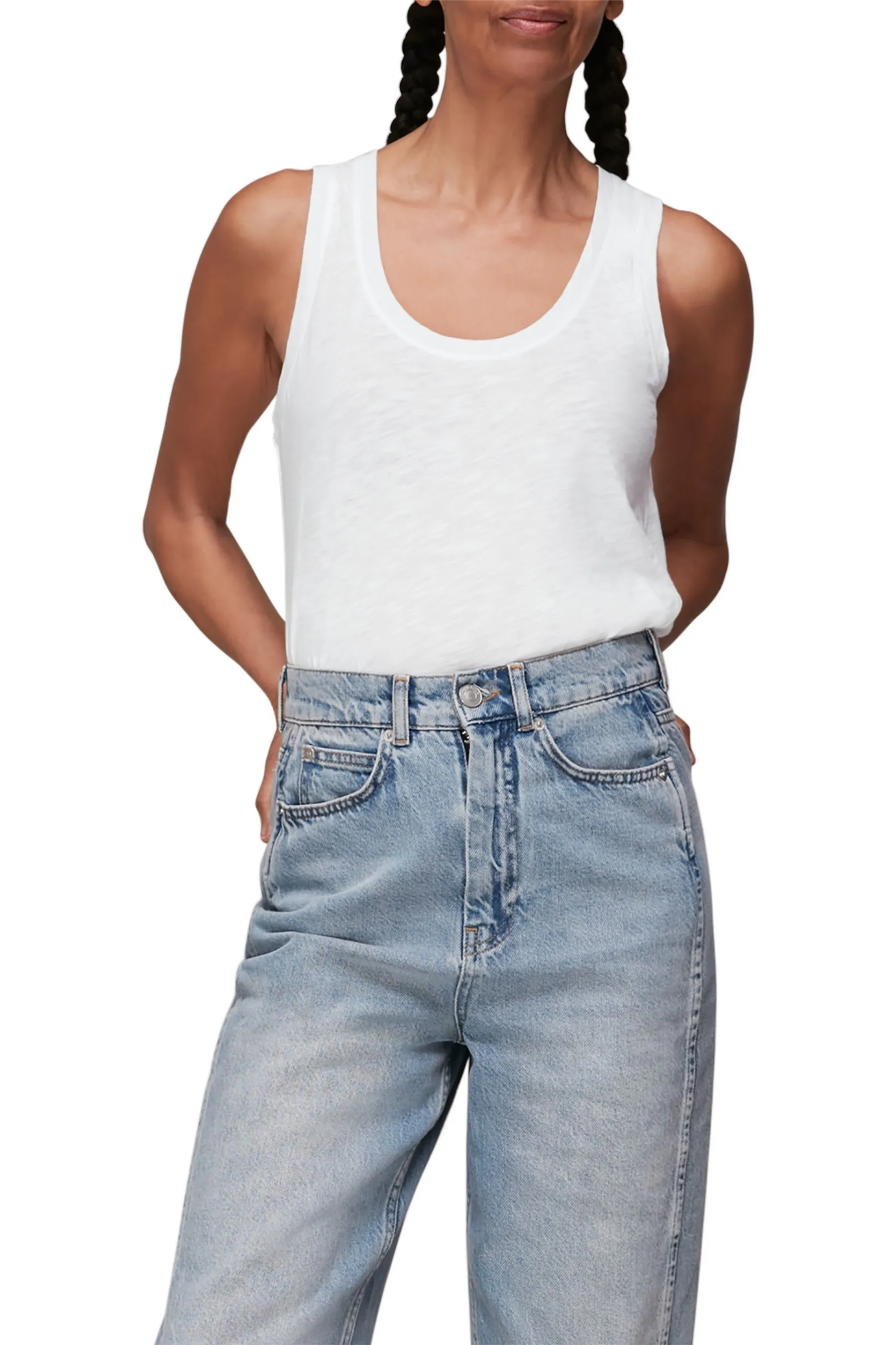 Whistles - Denim Jeans dritta in tessuto organico    