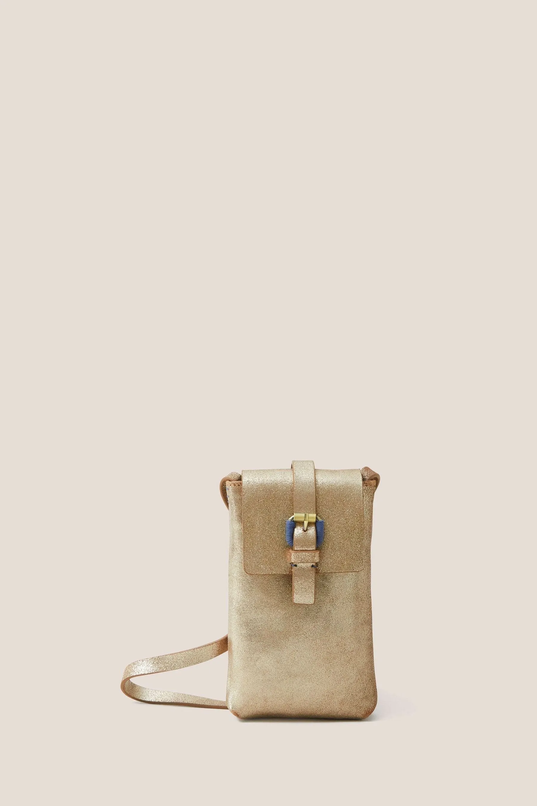 White Stuff - Clara - Borsa per telefono in pelle con fibbia