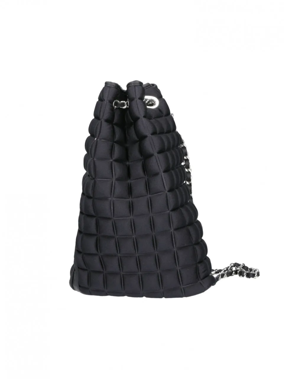 Zaino chain con zip NERO LUCIDO