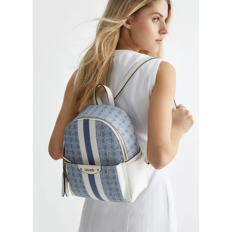 Zaino jacquard con logo