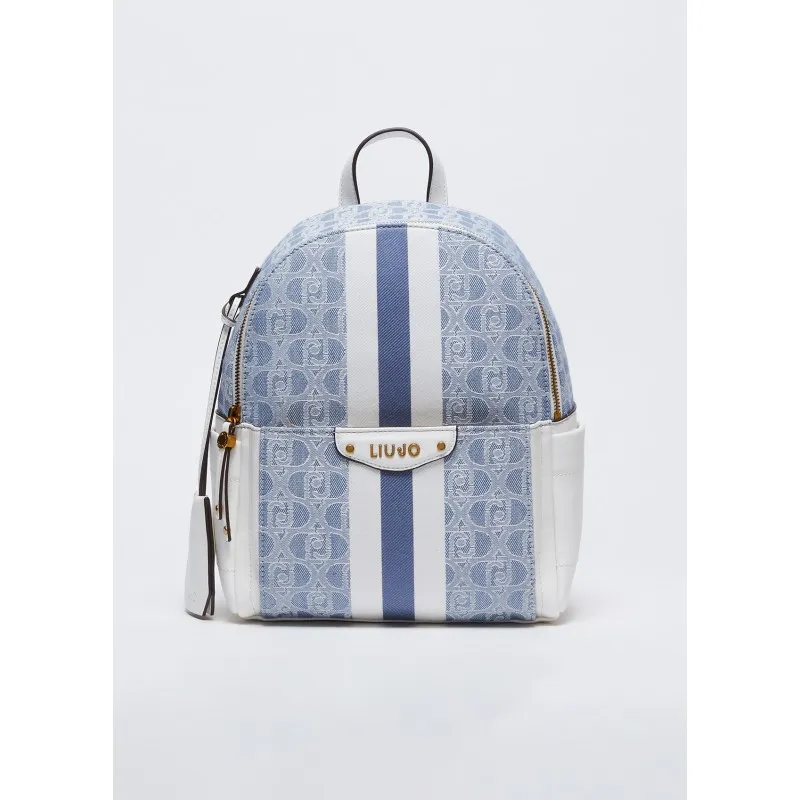Zaino jacquard con logo