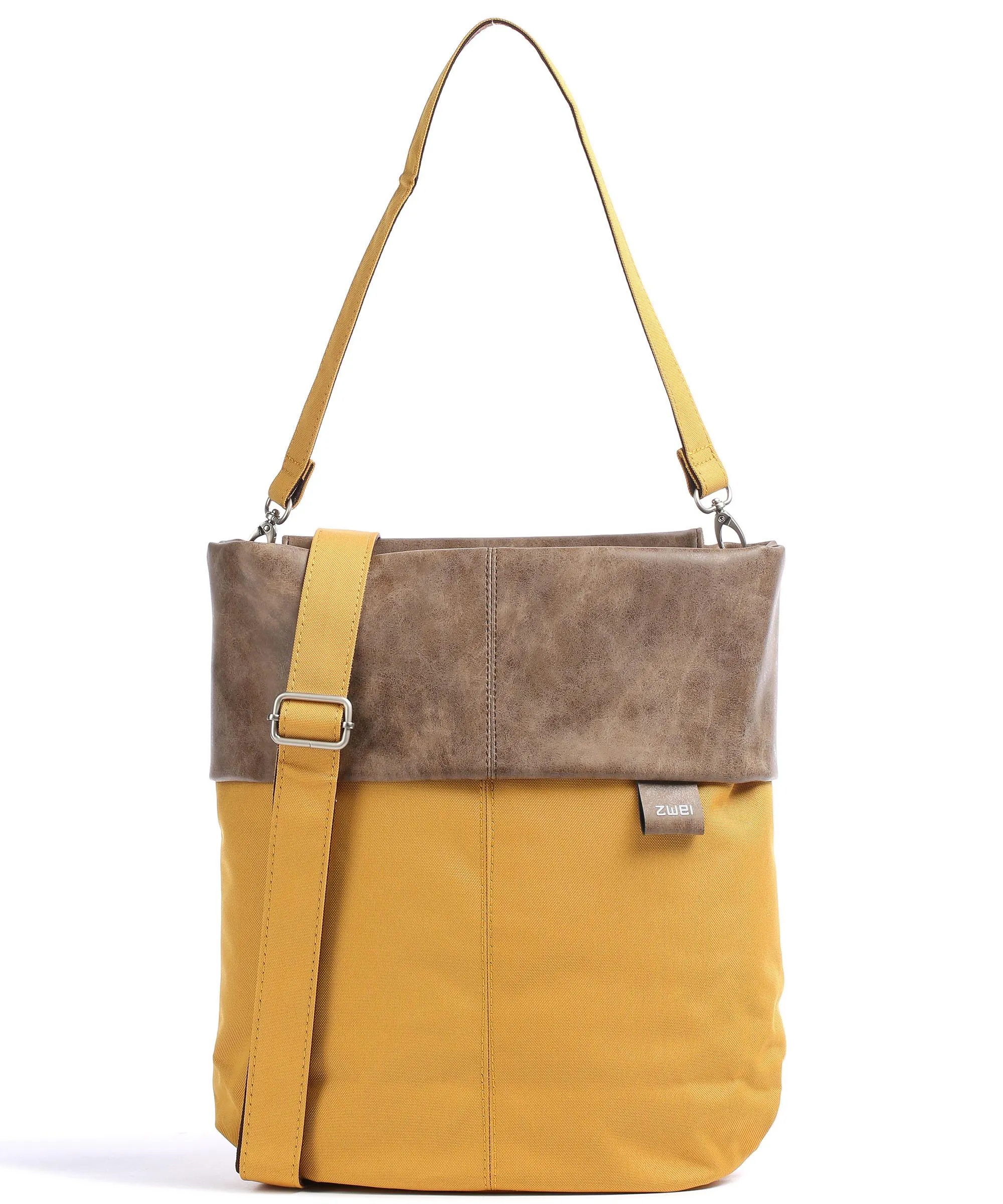  Zwei Olli Cycle OC12 Borsa per portapacchi poliestere, pelle sintetica giallo senape  