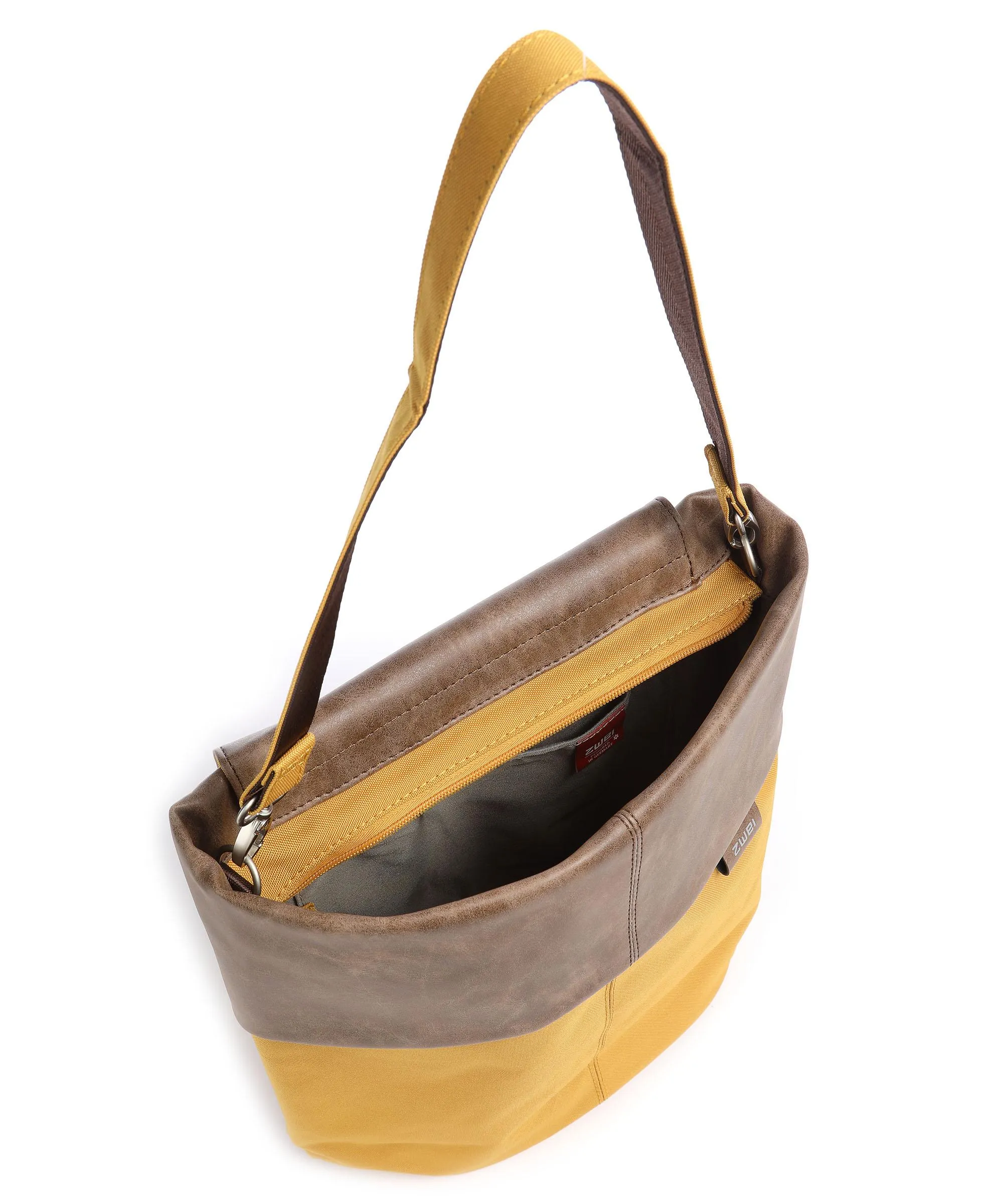  Zwei Olli Cycle OC12 Borsa per portapacchi poliestere, pelle sintetica giallo senape  