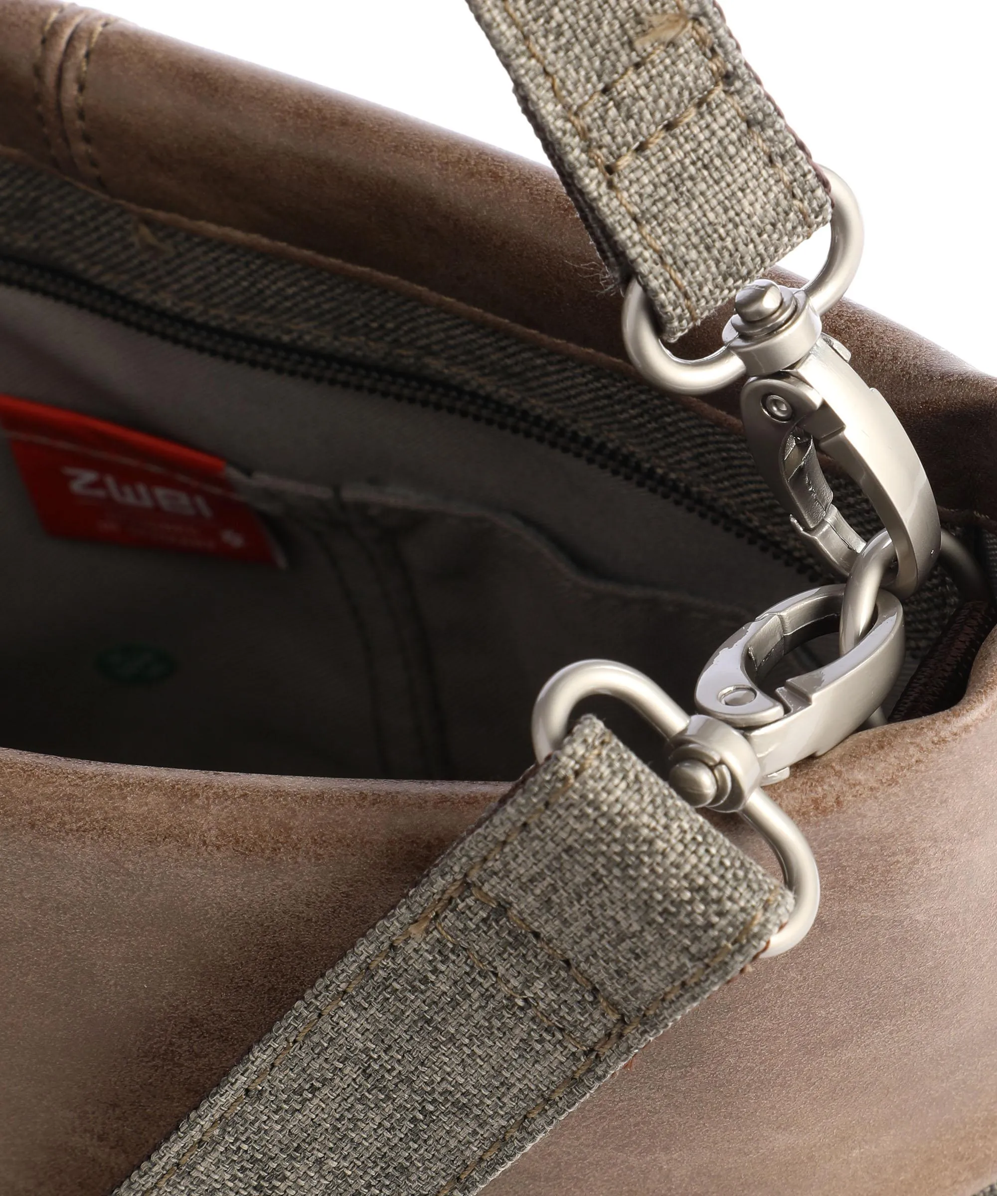  Zwei Olli OT8 Borsa a spalla poliestere, pelle sintetica taupe  